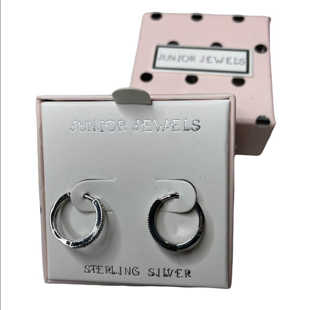 Junior Jewels earrings with box NWOT